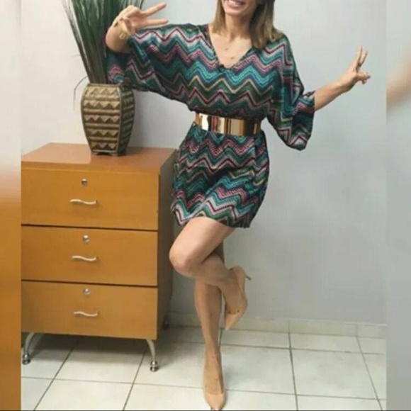 KIMONO DRESS|SLEEVE DRESS Size M - Picture 2 of 8